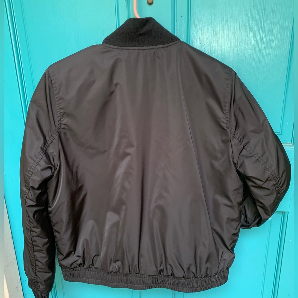 Gap Black Bomber-Type Jacket Size Medium - image 5